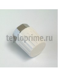 Головка ручного привода Oventrop артикул 1012575, белого цвета, клеммное соединение