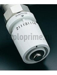 Термостатическая головка Oventrop Uni DH, артикул 1011065, белая, 7-28 С, с нулевой отметкой