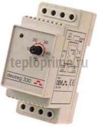 Терморегулятор Devireg™ 330 +5°C-+45°C с датч. на проводе (140F1072) DEVI